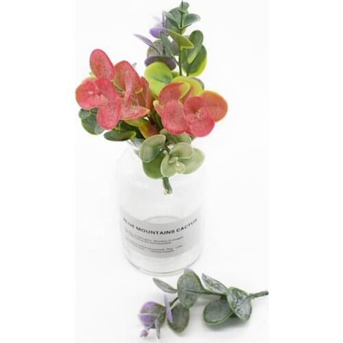 20 Pieces Artificial Plant Leafs Home Decoration Accessories Wedding Diy Flower Arrangement Gardening Crafts Christmas Candy Box