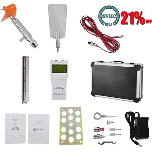 LS1206B Liquid flow meter range 0.05~8m/s / portable velocity meter Continuous working 24 hours turning propeller diameter 60mm