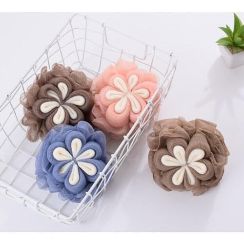 High face value bath ball large bubble bath flower rubbing back foam rich lady does not hurt the skin soft foaming