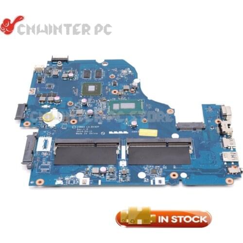 NOKOTION For Acer aspire E1-572 Laptop Motherboard I7-4510U CPU HM86 820M gpu DDR3L LA-B162P NBMRF11004 NBMLC11005