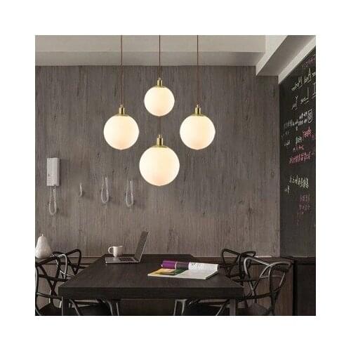 Nordic led glass ball light fixtures pendant light pendant lights commercial lighting pendant lamp living room dining room