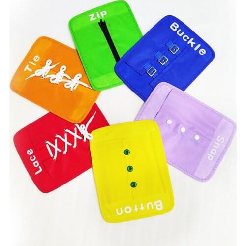 Learn To Dress 2020 NEW kids early education board Children dressing skill training board Preschool teaching aids baby toys