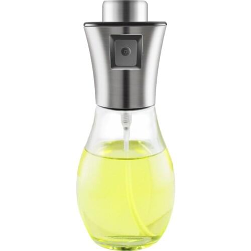 Olive Oil Sprayer,Transparent Food-grade Glass Oil Mister,Portable Cooking Oil Spray Vinegar Bottle Oil Dispenser for Kitchen