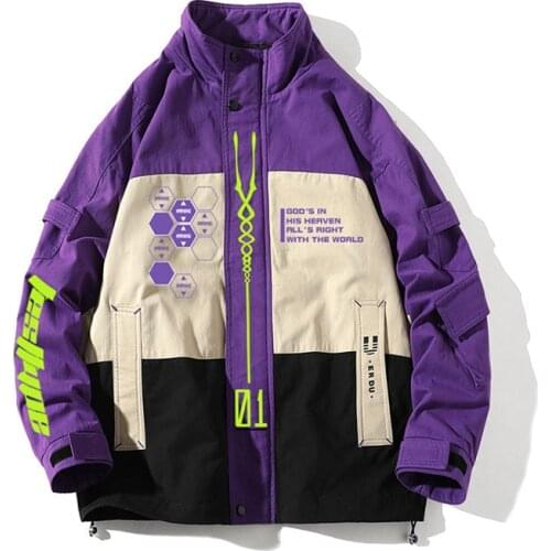 JP Anime Evangelion Shogoki EVA-01 00 02 Autumn Winter Work Coat Men Women Fashion Cosplay Jacket