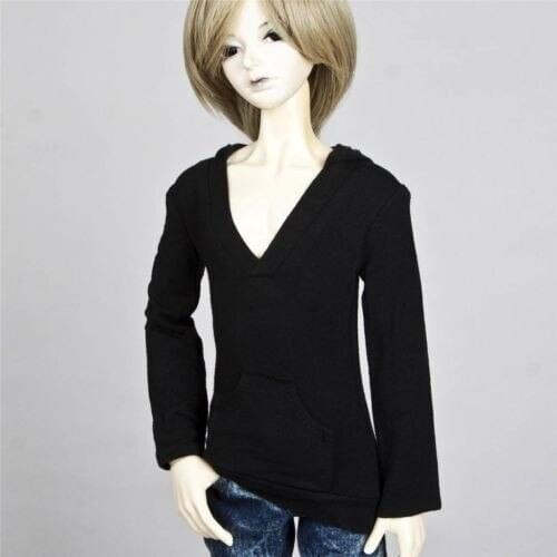 [wamami] Black Hoodie Shirt/Outfit 1/3 SD17 DZ70 AOD BJD Dollfie