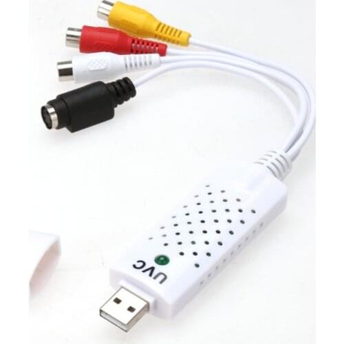 USB Video Grabber Converter USB 2.0 to RCA/S Video Audio Video Capture Board Grabber Adapter AV Aquisition Card for Computer