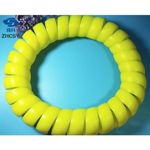 2M 42mm Spiral Wire Organizer Wrap Tube Flame retardant colorful spiral bands diameter Cable casing Cable Sleeves Winding pipe