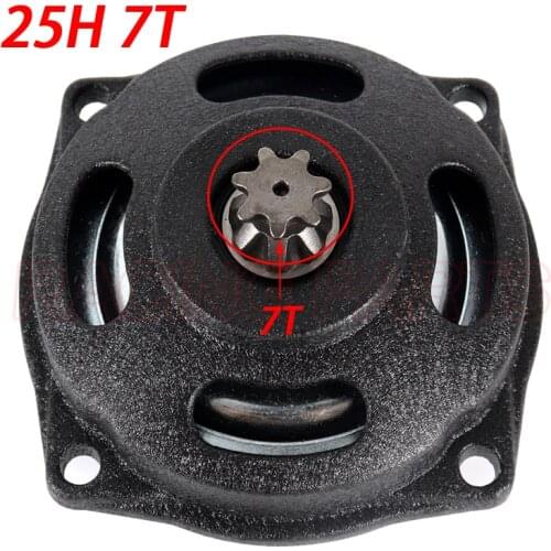 7 Teeth 25H 47CC 49CC Clutch Bell /Drum Housing Gear Box Fit To Mini Moto Pocket Bike Quad ATV Parts free shipping
