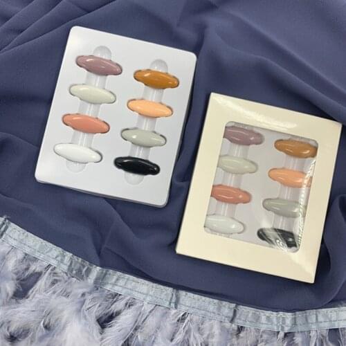 8 Pieces Classy Muslim Hijab Scarf Safety Clip Hijab Fashion Pins Snag Free Diamond Shape Muslim Silk Scarf Buckle