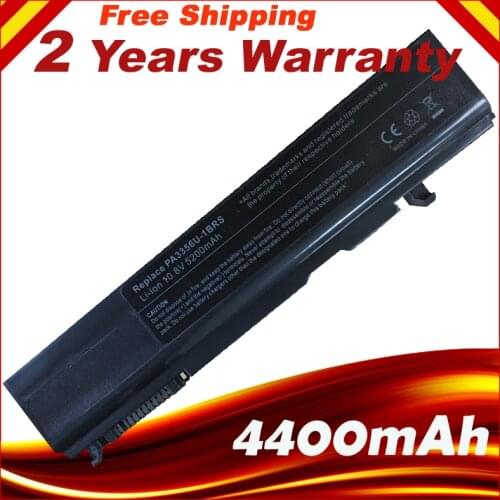 5200MAH battery for TOSHIBA PA3356U-3BRS PA3357 PA3357U PA3357U-1BAS PA3357U-1BRL PA3357U-1BRSPA3456U-1BRS PA3588U-1BRS