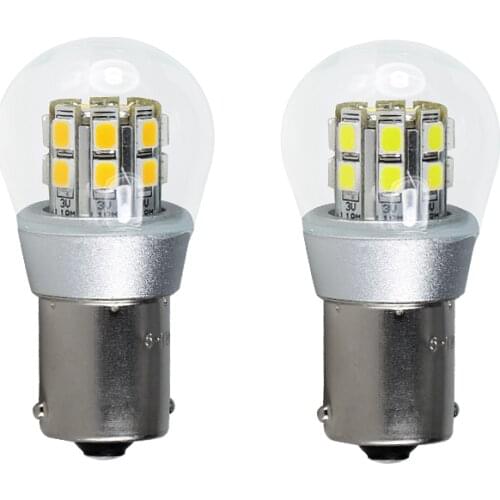 Ampul S25 1156 BA15S 4W Dc 6 12 V volt led bulb light for Turn Signal Blinker Lights motorcycle Tail Reverse lamp 6v 12v