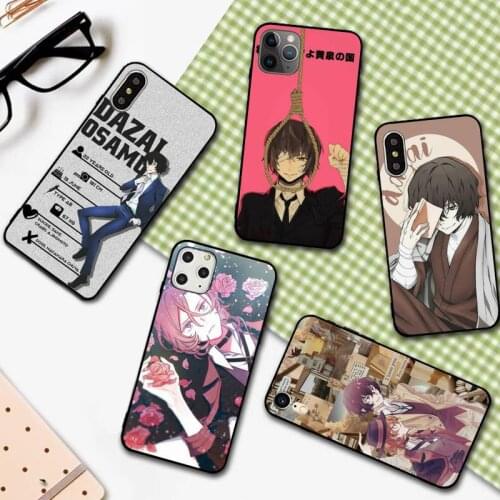 YNDFCNB Japan anime bungou stray dogs Dazai Osamu Phone Case for iPhone 11 12 pro XS MAX 8 7 6 6S Plus X 5S SE 2020 XR cover