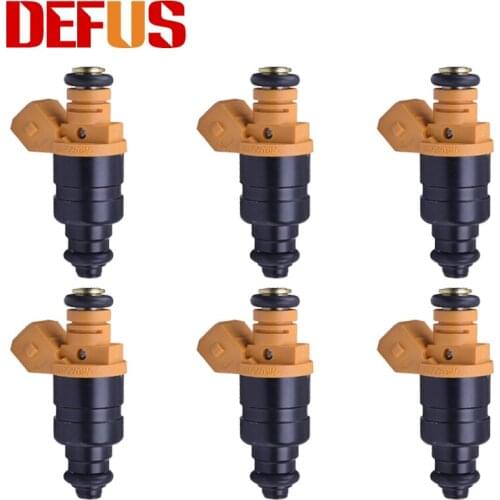 DEFUS High Performance set 6x Fuel Injector Nozzle OEM 037906031AC For Au-di A4 A6 VW Passat 2.8L Bico Injection 078133551BA NEW
