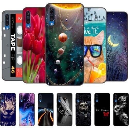 For Samsung Galaxy A30S Case Silicon Back Cover Phone Case For Samsung A30 A307 A307F SM-A307F Soft Case 6.4inch black tpu case