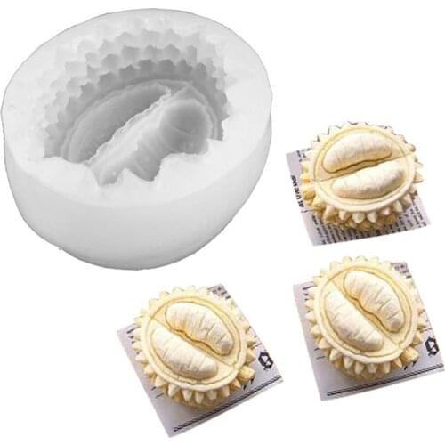 Kapmore 1pc Silicone Durian Shape Cake Mold 3D Reusable Silicone Cake Mold Ice Cream Fondant Mould DIY Baking Tools Accessories