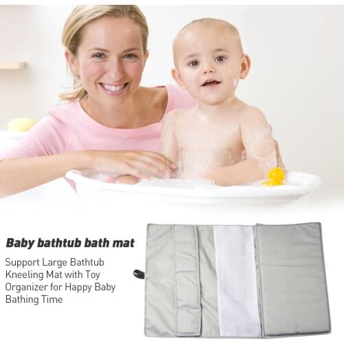 New Bathroom Tub Tub Storage Bag Mesh Drain Water Breathable Multi-function Bath Storage Bag Baby Bath Supplies