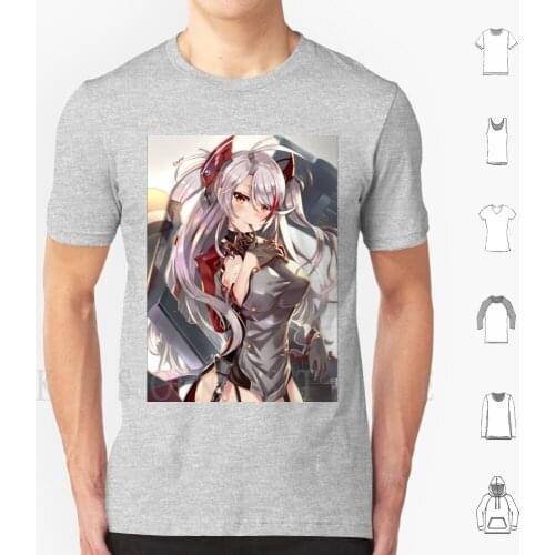 Azur Lane-Prinz Eugen T Shirt Cotton Men Diy Print Azur Lane Azur Lane Eugen Heavey Cruiser Yostar Ayaneru