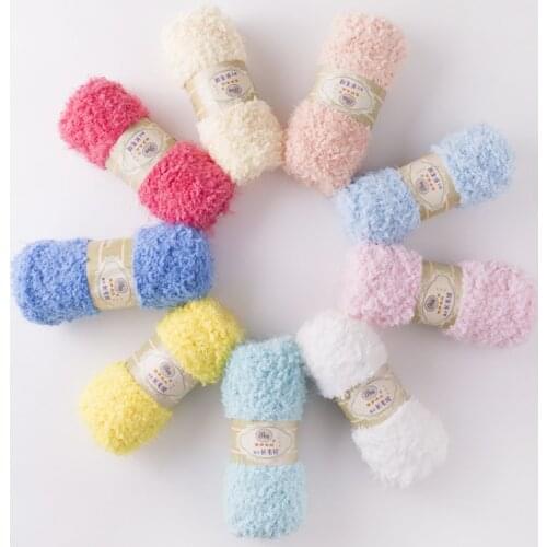 Mylb 1pc=100g Super Soft Smooth Chunky Acrylic Double Knitting Wool Yarn Colorful Baby Skein Ball Yarn For DIY Knitting Craft