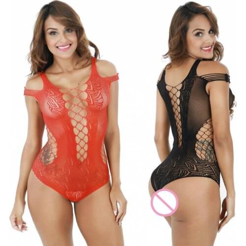 2018 Newest Lingerie sexy Hollow out underwear Lingerie sexy sling skirts perspective transparent hollowed-out sexy teddies