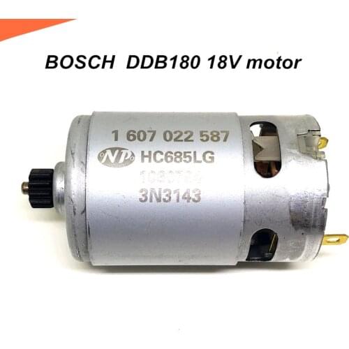 DDB180 Rechargeable drill screwdriver machine maintenance motor,3601JA4310 HC683LG 18V with 12T gear
