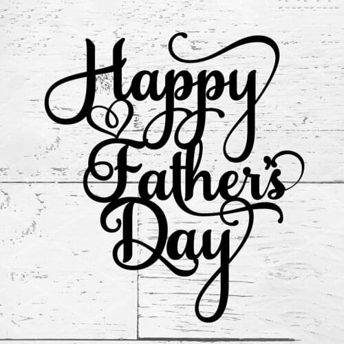 Happy Fathers Day Metal Cutting Dies Letter background card Scrapbooking Stencil Cut Die For DIY Card Crafts Handmade