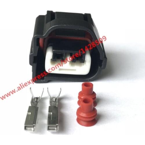 5 Sets Crank Cam Position Angle Sensor Connector 2 Pin Female Auto Plug 90980-10899 7283-7020-10 For Toyota Celica Camry Lexus