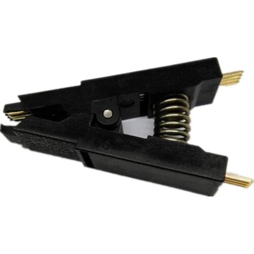 10pcs/lot ProgrammerTesting Clip SOIC 8 DIP 8 Pin IC Tools Chip Way SMD Programming SOP8 Fast Straight Clamp