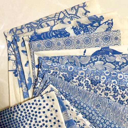 5PCS pottery ceramics clay Transfer paper glaze underglaze flower paper Jingdezhen blue and white porcelain plain applique