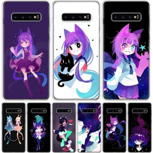 Anime nekos Phone Case for Samsung Galaxy S10 S20 Ultra Note 10 9 8 S9 S8 S7 J4 J6 J8 Plus Lite + Popular Cover Capa