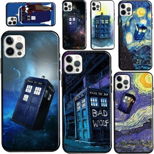Tardis Doctor Who Case For iPhone 11 Pro Max XS X XR 8 7 Plus SE 2020 Funda For iPhone 12 Pro Max mini Case
