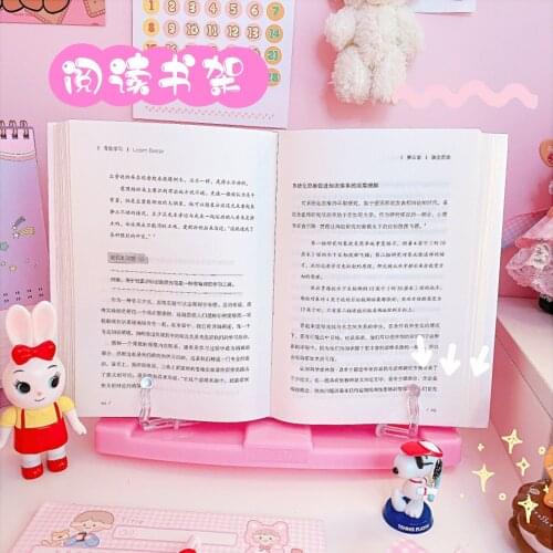 Hot Sale ChildrenS Reading Frame iPad Computer Stand Multi-Function Folding Plastic Review Bookshelf Girls Gifts