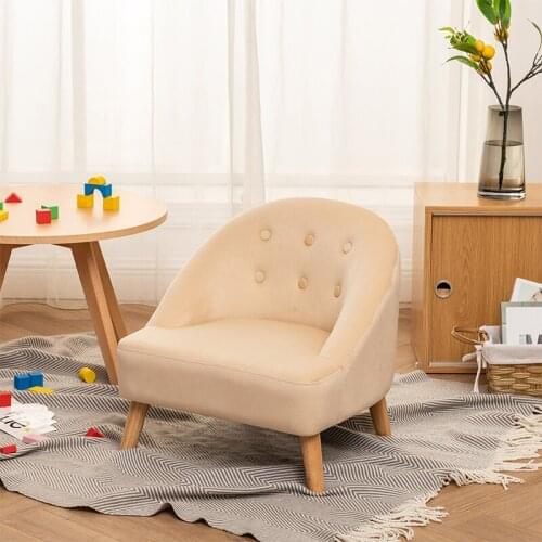 Zq Childrens Small Couch Single Baby Reading Corner Lazy Fabric Back Seat