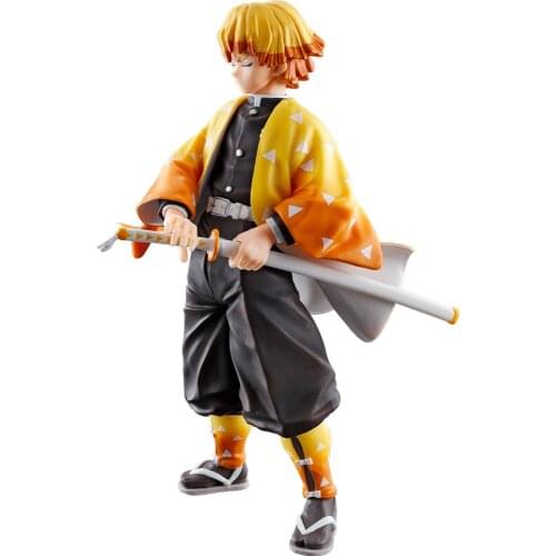 Judai Original Banpresto Ichiban Kuji Demon Slayer Kimetsu No Yaiba Movie Infinity Train Arc Agatsuma Zenitsu Action Figure Toys