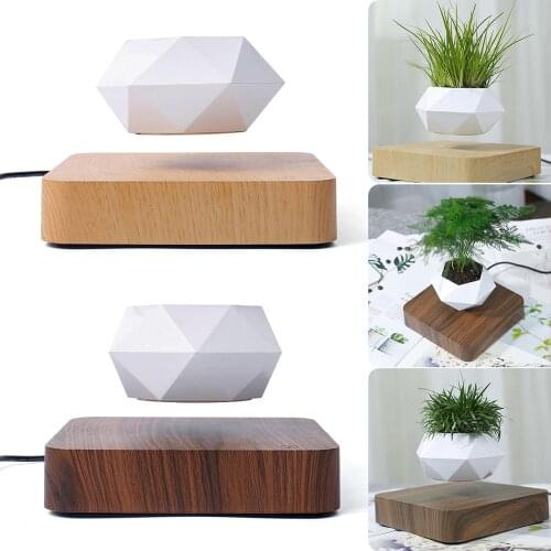Levitating Air Bonsai Pot 360 Rotation Flower Pot Planters Home Decor Magnetic Suspension Floating Pot Potted Dropshipping