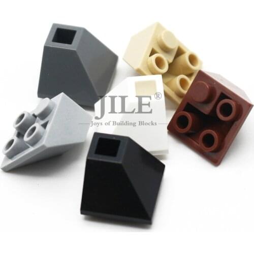 Moc Slope Inverted 45 2x2 Double Convex 3676 DIY Enlighten Classic Building Blocks Bricks Compatible with Assembles Particles