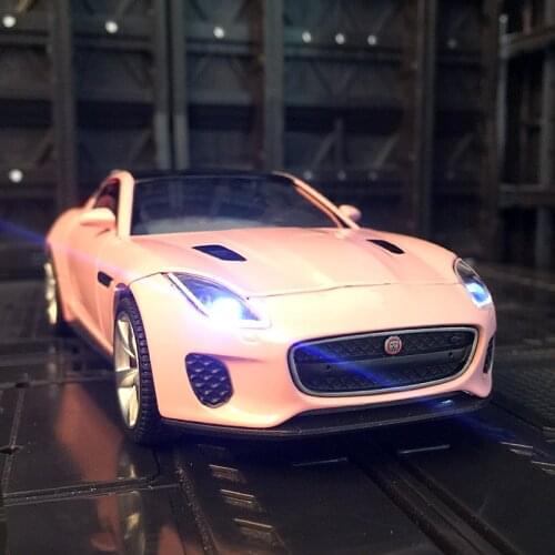 1/32 Jaguar F-TYPE COUPE Alloy car model Metal material toy for children kids birthday present gift decoration Collection boy
