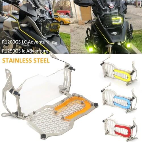 NEW Motorcycle Headlight Protector stainless steel Protection Grill For BMW R1200GS R1250GS LC Adventure R 1200 GS R1250 GS