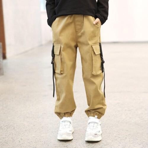Boys / Girls Multi-pocket Harem Hip Pop Pants Trousers Streetwear Sweatpants Hombre Unisex Childrens Casual Fashion Cargo Pants