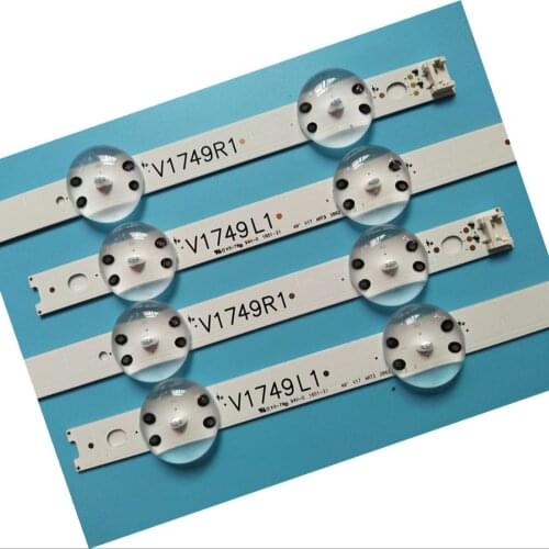 LED TV Illumination Part Replacement For LG 49UJ651T-DA 49UJ639V-ZE 49UJ651V-ZA LED Bar Backlight Strip Line Ruler V1749L1 2862A
