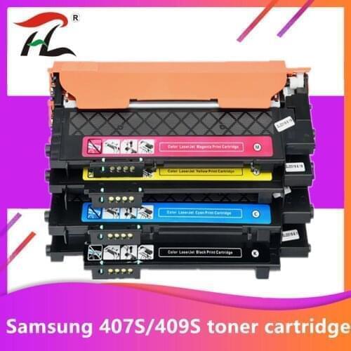 Compatible CLT-407S 409S K409S clt-k407S K407S 407s toner cartridge for Samsung CLP-320 CLP-325W CLX-3185FW CLP-310N CLX-3170