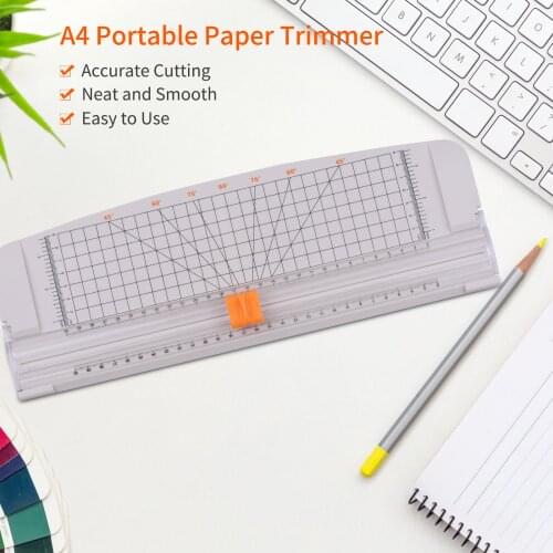 A4 Paper Trimmer Paper Cutter Cutting Machine 12.6 Inch Cutting Length for Craft Paper Card Photo Laminated Paper Scrapbook
