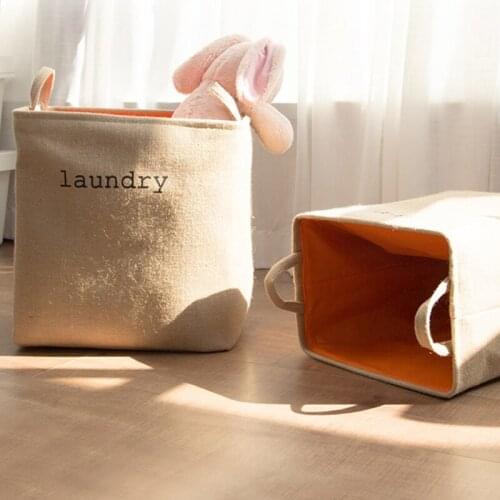 Thickening Laundry Basket Bag Dirty Clothes Basket Home Sundries Storage Barrel Kids Toys Holder Bucket Organizer