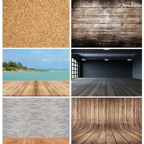 SHENGYONGBAO Vinyl Retro Texture Photo Backdrops Scenery Wooden Floor Plank Photography Background for Photo Studio 20103FMB-04