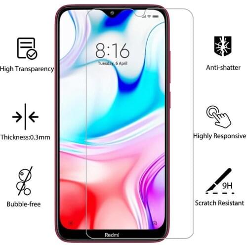 Protective glass on for redmi 8 screen protector tempered glas for xiaomi ksiomi redmi8 readmi 8 film global xiomi xiami xaomi