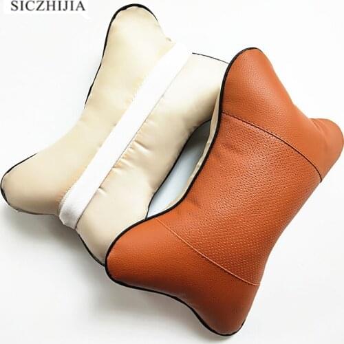 1 car seat leather headrest for Porsche Cayenne Macan Macan S Panamera Cayman Carrera Porsche911 918 Boxster