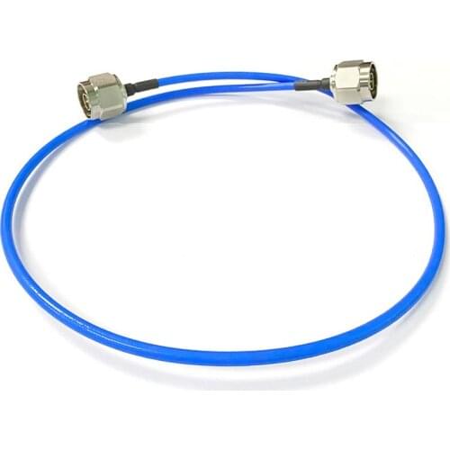 1PC Wireless Modem Extension Cable N type Male Switch N Male Plug Pigtail Adapter RG402 blue jacket 50cm low loss NEW wholesale