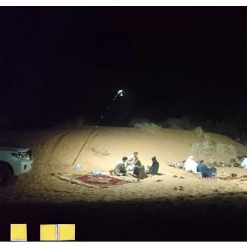 224pcs LEDs Boards x 2 COB 12V LED Telescopic Fishing Rod Outdoor Lantern Camping Light for Road Trip