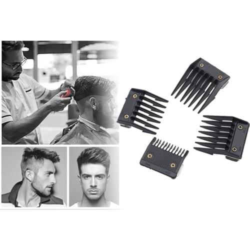 4 Attachment Comb Set for Wahl with Metal Backed Cutting Guide 3mm 6mm 9mm 12mm