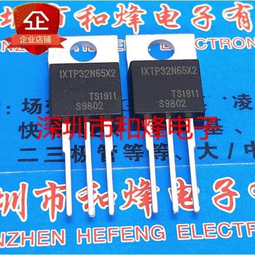 5PCS IXTP32N65X2 TO-220 650V 32A 100% New&original