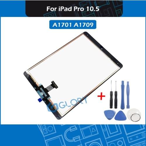 5pcs/Lot For iPad Pro 10.5 A1701 A1709 Touch Screen Digitizer Outer Glass Panel Replacement + Tool